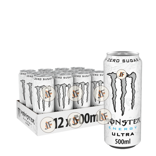 Monster Energy Ultra White 50cl - Pack de 12 Canettes