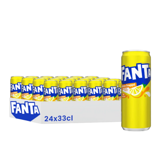 Fanta Citron 33cl - Pack de 24 Canettes