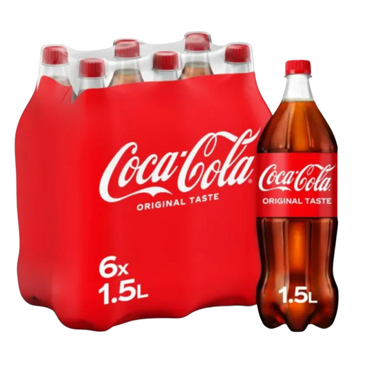 Coca-Cola Original Taste 1,5L - Pack de 6 Bouteilles