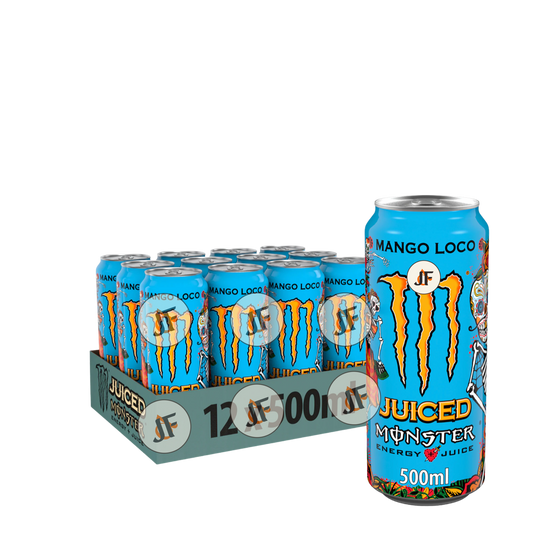 Monster Energy Mango Loco 50cl - Pack de 12 Canettes