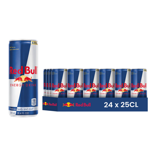 Red Bull Energy Drink 25cl - Pack de 24 Canettes