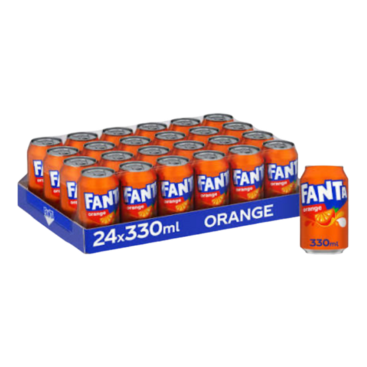 Fanta Orange 33cl - Pack de 24 Canettes