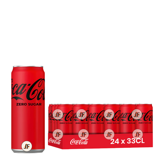 Coca-Cola Zéro Sucre 33cl - Pack de 24 Canettes