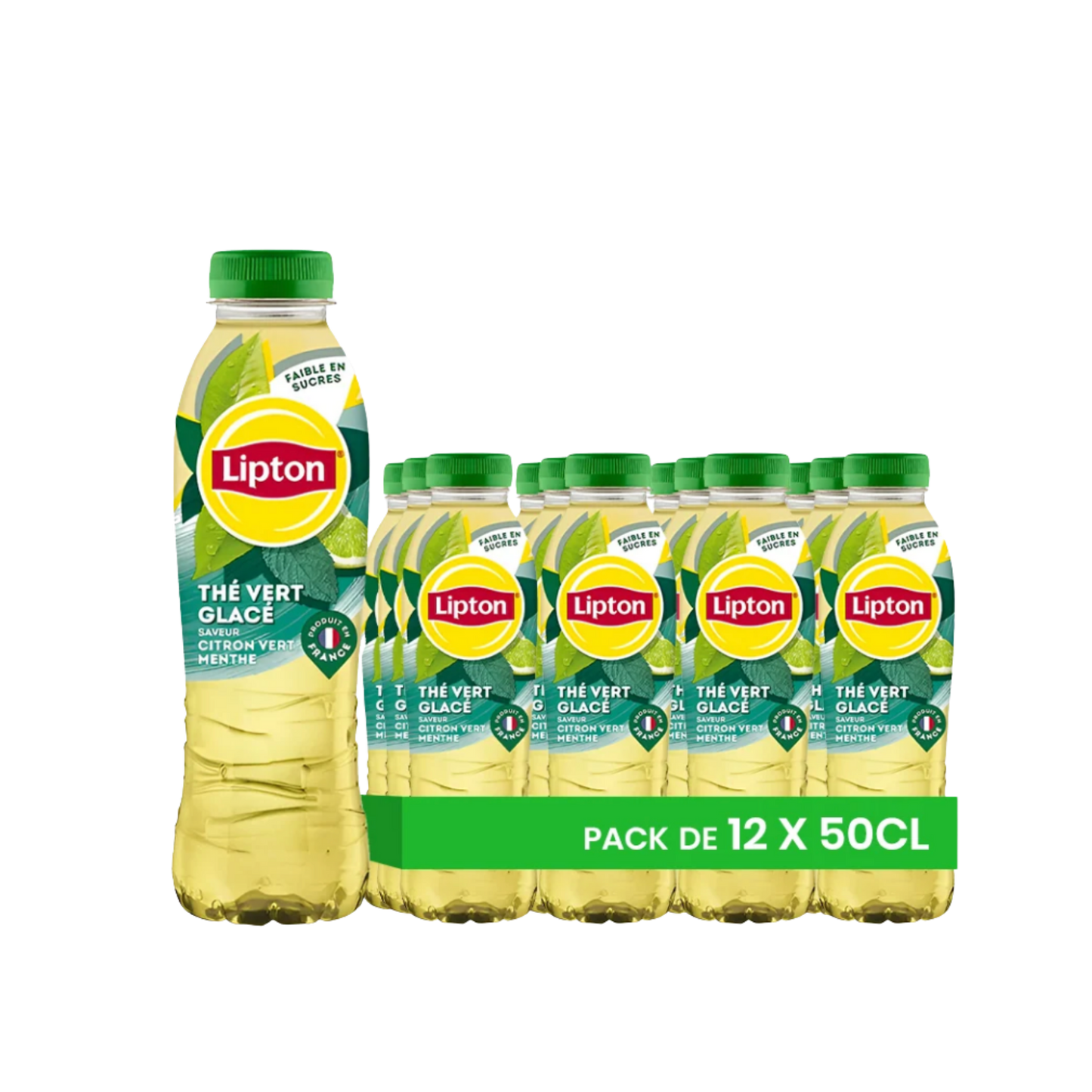 Lipton Ice Tea Green 50cl - Pack de 12 Bouteilles