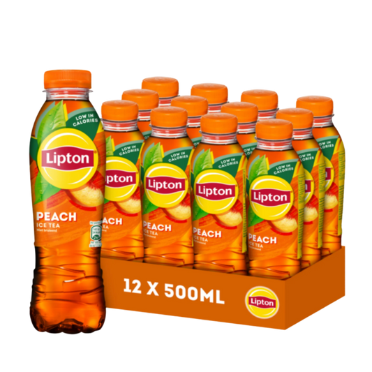 Lipton Ice Tea Pêche 50cl - Pack de 12 Bouteilles