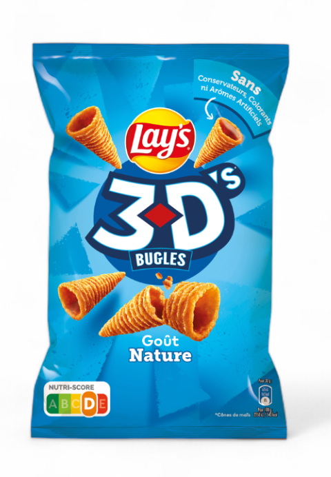 3D Lays nature 85g