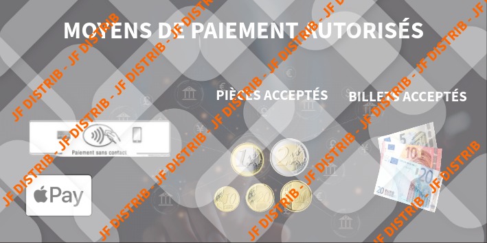 Moyens de paiement autorisés